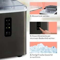 Albaron Supreme Eiswürfelmaschine Bullet 12kg/24h 1,5 Ltr Edelstahl -Haushaltsgerätegeschäft 10041360 de 0004 logo