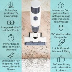 Caswell Nass-/Trockensauger Kabellos Akkubetrieben LED-Display -Haushaltsgerätegeschäft 10041366 de 0002 usp