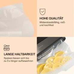 Forli Vakuumierbeutel 2 Rollen Je 28 X 300 Cm Widerstandsfähig Reißfest Kochfest -Haushaltsgerätegeschäft 10041375 de 0003 logo