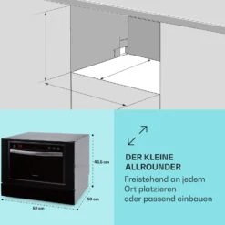 Havasia UV 6 Luminance Geschirrspüler UV Glasfront Freistehend 1380W -Haushaltsgerätegeschäft 10041827 de 0005 usp