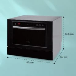 Havasia UV 6 Luminance Geschirrspüler UV Glasfront Freistehend 1380W -Haushaltsgerätegeschäft 10041827 yy 0007 dimensions