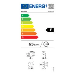 Havasia UV 8 Geschirrspüler UV-Licht Freistehend / Einbau 1620W -Haushaltsgerätegeschäft 10041829 energy label