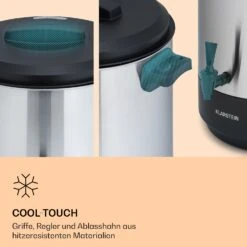 Abbey 40 Einkochautomat Getränkespender 40L 100°C 180min Edelstahl -Haushaltsgerätegeschäft 10041839 de 0005 logo