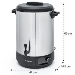Abbey 40 Einkochautomat Getränkespender 40L 100°C 180min Edelstahl -Haushaltsgerätegeschäft 10041839 yy 0008 dimensions