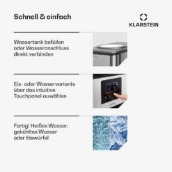 Aqueous Eiswürfelmaschine 3-in-1: Eiswürfel, Wasserspender: Heiß & Kalt 20 Kg/24h 11 Aqueous Eiswürfelmaschine 3-in-1: Eiswürfel, Wasserspender: Heiß & Kalt 20 Kg/24h -Haushaltsgerätegeschäft 10041845 de 0004 usp