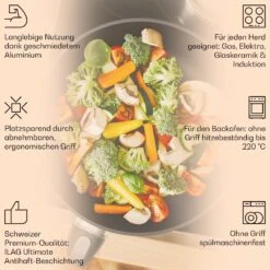 Noto Endurance Bratpfannen-Set Geschmiedetes Aluminium 3 Größen 2 Filz-Schoner 12 Noto Endurance Bratpfannen-Set Geschmiedetes Aluminium 3 Größen 2 Filz-Schoner -Haushaltsgerätegeschäft 10045004 de 0002 usp