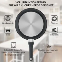 Noto Endurance Bratpfannen-Set Geschmiedetes Aluminium 3 Größen 2 Filz-Schoner 15 Noto Endurance Bratpfannen-Set Geschmiedetes Aluminium 3 Größen 2 Filz-Schoner -Haushaltsgerätegeschäft 10045004 de 0005 usp