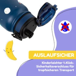 Wakaba Thermosflasche 550 Ml Edelstahl Tritan BPA-frei -Haushaltsgerätegeschäft 10045262 de 0003 usp