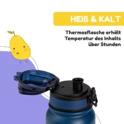 Wakaba Thermosflasche 550 Ml Edelstahl Tritan BPA-frei -Haushaltsgerätegeschäft 10045262 de 0005 usp