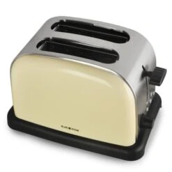 Aquavita Frühstücksset Creme Wasserkocher Toaster Creme -Haushaltsgerätegeschäft 60001826 yy 0004 titel title 2 toaster klarstein creme