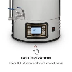 Mundschenk XXL + Eintauchkühler Bierbrauanlage 3000W 50l 304 Edelstahl -Haushaltsgerätegeschäft 60002276 yy 0003 logo Klarstein Mundschenk XXL Maischekessel Edelstahl