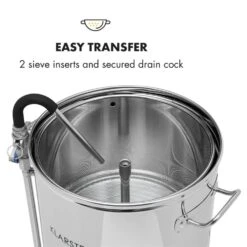 Mundschenk XXL + Eintauchkühler Bierbrauanlage 3000W 50l 304 Edelstahl -Haushaltsgerätegeschäft 60002276 yy 0004 logo Klarstein Mundschenk XXL Maischekessel Edelstahl