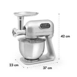 Curve Plus Küchenmaschinen-Set | 5l | 4-in-1 Fleischwolf | Silber 21 Curve Plus Küchenmaschinen-Set | 5l | 4-in-1 Fleischwolf | Silber -Haushaltsgerätegeschäft 60002330 yy 0012 logo Klarstein Curve Plus Kuechenmaschinen Set silber