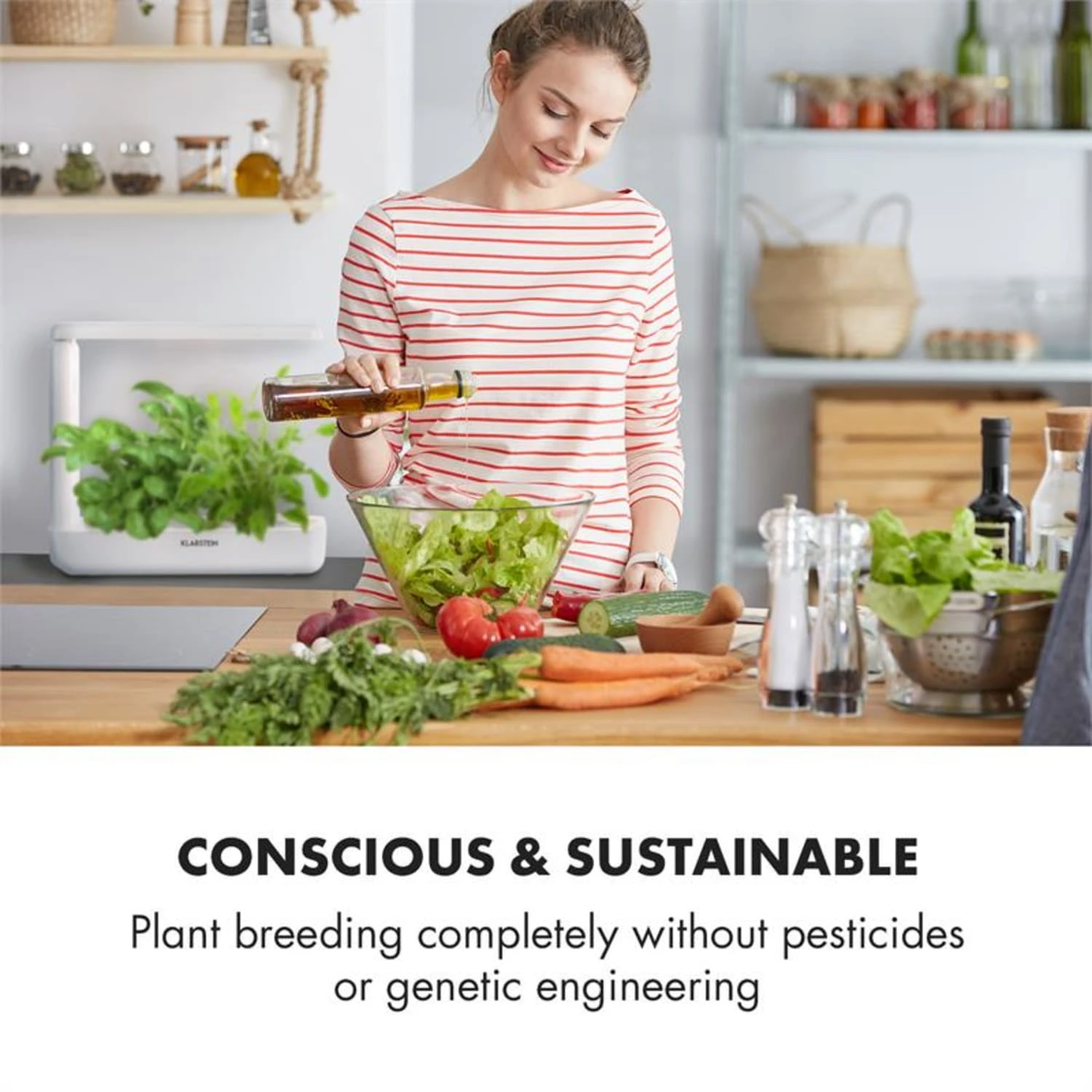 GrowIt Cuisine Starter Kit Asia 12 Pflanzen 25W LED 2Ltr Asia-Seeds Nährlösung 4 GrowIt Cuisine Starter Kit Asia 12 Pflanzen 25W LED 2Ltr Asia-Seeds Nährlösung – Bild 2