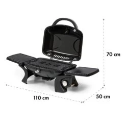 Parforce One 3,5kW 12000BTU 300°C SNJS Gasschlauch Schwarz 21 Parforce One 3,5kW 12000BTU 300°C SNJS Gasschlauch Schwarz -Haushaltsgerätegeschäft 60002427 yy 0010 logo Klarstein Parforce One Gasgrill 12000BTU schwarz
