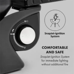 Parforce One Gasgrill 3,5kW 12000BTU SNJS Grilltisch Gasschlauch Grau -Haushaltsgerätegeschäft 60002432 yy 0008 logo Klarstein Parforce One Gasgrill 12000BTU grau