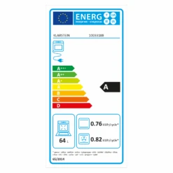 Gusteau Delicatessa Einbau-Ofen-Set Induktion 7000W Schwarz Edelstahl -Haushaltsgerätegeschäft 60002594 energy label