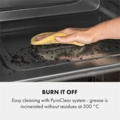 Gusteau Delicatessa Einbau-Ofen-Set Induktion 7000W Schwarz Edelstahl -Haushaltsgerätegeschäft 60002594 yy 0004 logo Klarstein Gusteau Elektrischer Einbaubackofen schwarz