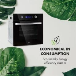 Gusteau Delicatessa Einbau-Ofen-Set Induktion 7000W Schwarz Edelstahl -Haushaltsgerätegeschäft 60002594 yy 0006 logo Klarstein Gusteau Elektrischer Einbaubackofen schwarz