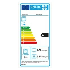 Gusteau Ignito Einbau-Ofen-Set Elektro / Gas 64Ltr Schwarz Edelstahl -Haushaltsgerätegeschäft 60002595 yy 0002 titel energy label