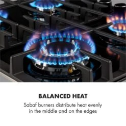 Gusteau Ignito Einbau-Ofen-Set Elektro / Gas 64Ltr Schwarz Edelstahl -Haushaltsgerätegeschäft 60002595 yy 0008 logo Klarstein Ignito 4 Zonen Gaskochfeld schwarz