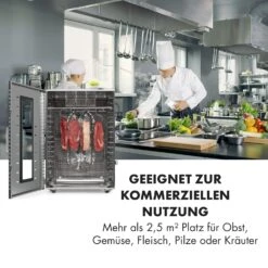 Master Jerky 16 Dörrautomat + Fleischhaken Set 1500W 40-90 °C 15h-Timer Edelstahl Silber -Haushaltsgerätegeschäft 60002668 de 0002 logo