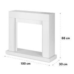 Studio Frame Kamingehäuse-Set Dekokamin + Kamini FX Kamineinsatz | Klassisches Design | MDF | Wandverschraubung | 100 X 88 X 30 Cm | Kamin-Einsatz: 1000/2000W | Täuschend Echte Feuerillusion Mit 2W LED 15 Studio Frame Kamingehäuse-Set Dekokamin + Kamini FX Kamineinsatz | Klassisches Design | MDF | Wandverschraubung | 100 X 88 X 30 Cm | Kamin-Einsatz: 1000/2000W | Täuschend Echte Feuerillusion Mit 2W LED -Haushaltsgerätegeschäft 60002704 yy 0005 logo Klarstein Lausanne Frame Gehaeuse Kamini FX