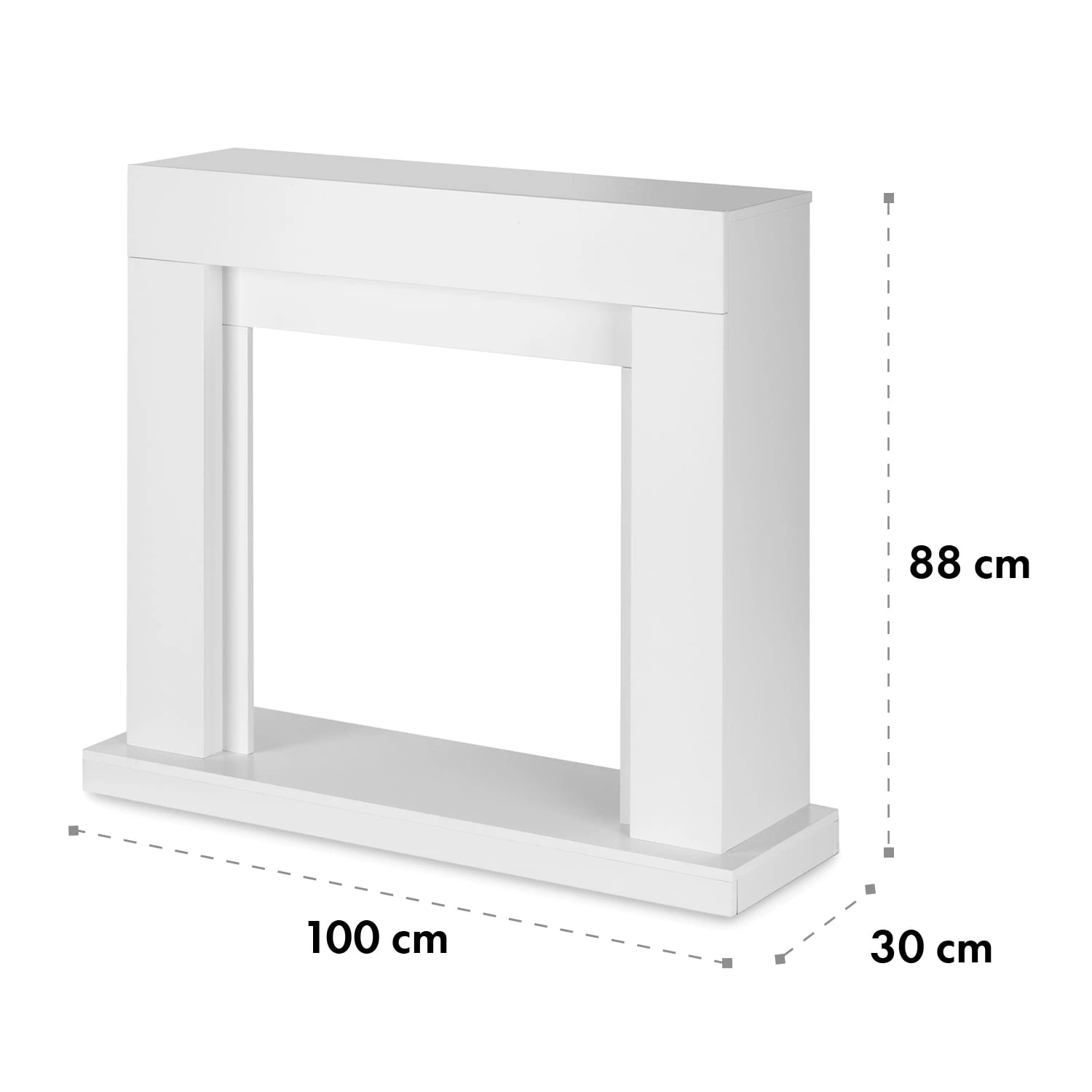 Studio Frame Kamingehäuse-Set Dekokamin + Kamini FX Kamineinsatz | Klassisches Design | MDF | Wandverschraubung | 100 X 88 X 30 Cm | Kamin-Einsatz: 1000/2000W | Täuschend Echte Feuerillusion Mit 2W LED 7 Studio Frame Kamingehäuse-Set Dekokamin + Kamini FX Kamineinsatz | Klassisches Design | MDF | Wandverschraubung | 100 X 88 X 30 Cm | Kamin-Einsatz: 1000/2000W | Täuschend Echte Feuerillusion Mit 2W LED – Bild 5